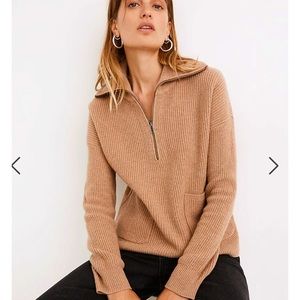 Madewell Glenbrook Half-zip Sweater